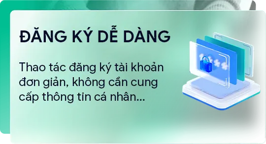 Đăng ký dễ dàng